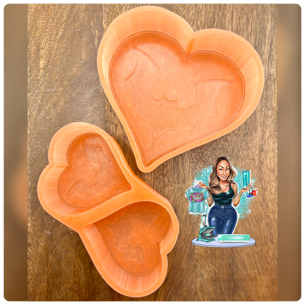 Bat Heart Vent Clips