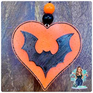 Glow In The Dark Bat Heart