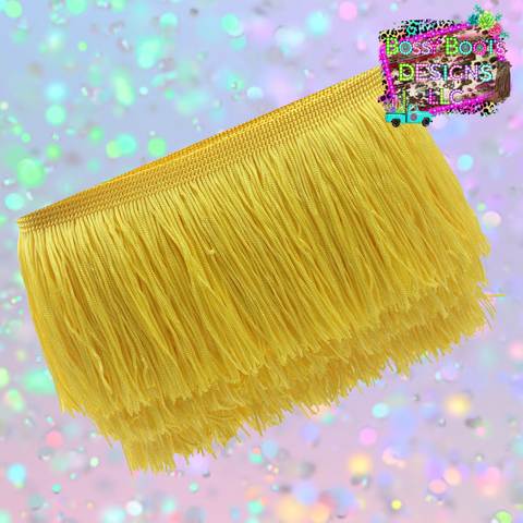 (4”)Yellow Fringe