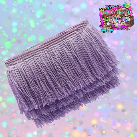 (4”)Lavender Fringe