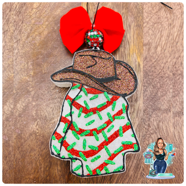 Cowboy Christmas Snack Cake