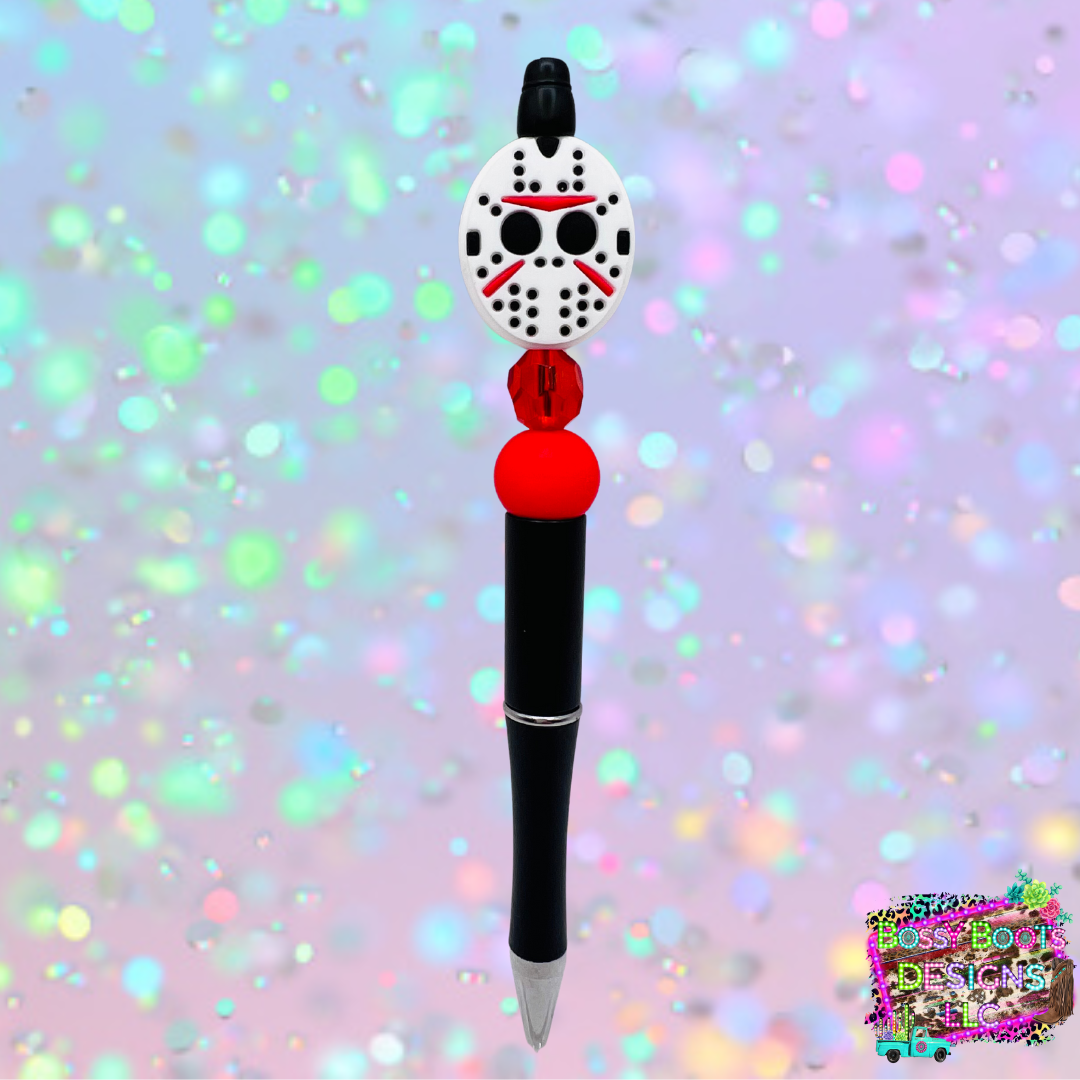 Jason Refillable Beaded Pen – BossyBootsDesigns