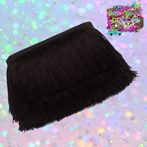 (4”)Black Fringe